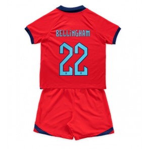 England Jude Bellingham #22 Bortaställ Barn VM 2022 Kortärmad (+ Korta byxor)